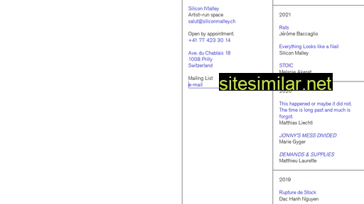 siliconmalley.ch alternative sites
