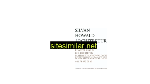 silvanhowald.ch alternative sites