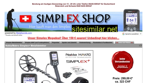 simplexshop.ch alternative sites