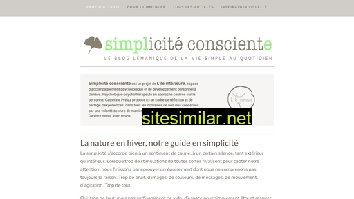 simpliciteconsciente.ch alternative sites