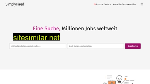 simplyhired.ch alternative sites