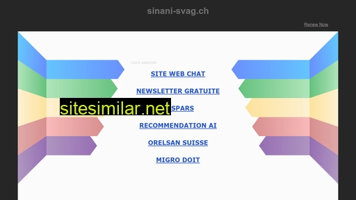 sinani-svag.ch alternative sites