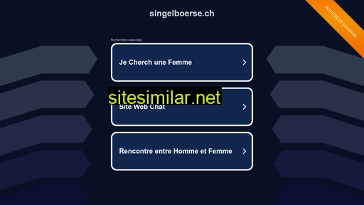 singelboerse.ch alternative sites