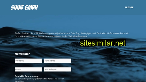 sinnegmbh.ch alternative sites