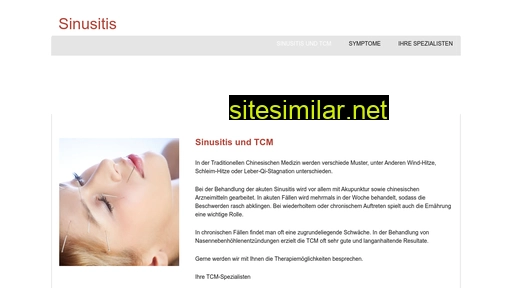 sinusitistherapie.ch alternative sites