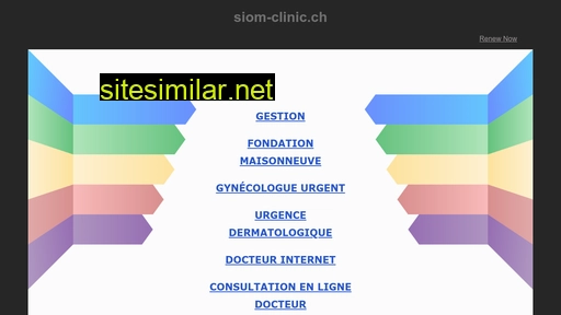 Siom-clinic similar sites