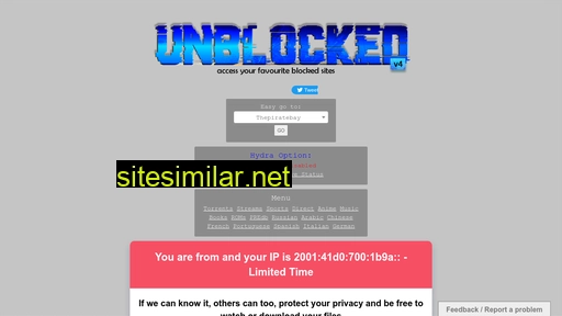 siteunblocked.ch alternative sites
