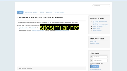 ski-club-couvet.ch alternative sites