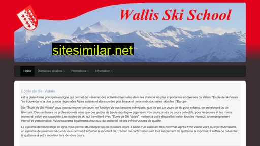 Skischool-wallis similar sites