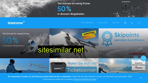 ski.ticketcorner.ch alternative sites