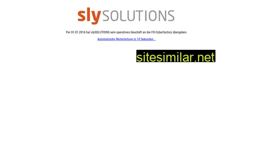 slysolutions.ch alternative sites