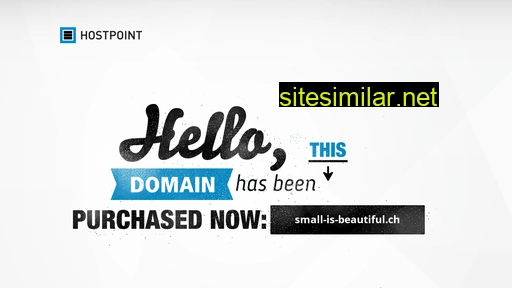 small-is-beautiful.ch alternative sites