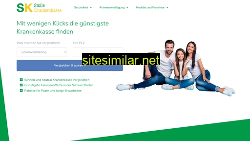 smilekrankenkasse.ch alternative sites