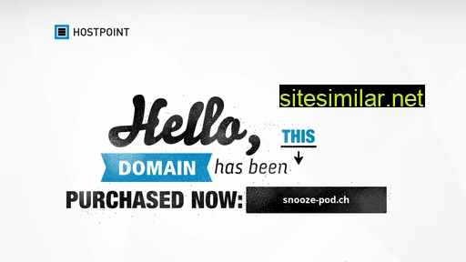 snooze-pod.ch alternative sites