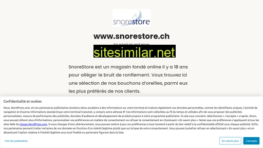 snorestore.ch alternative sites