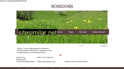 sobidoss.ch alternative sites