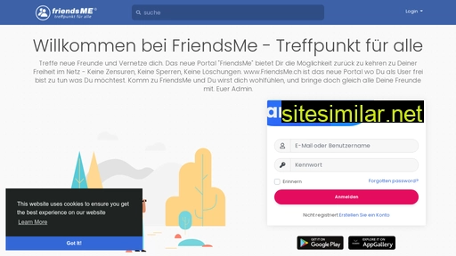 social.friendsme.ch alternative sites