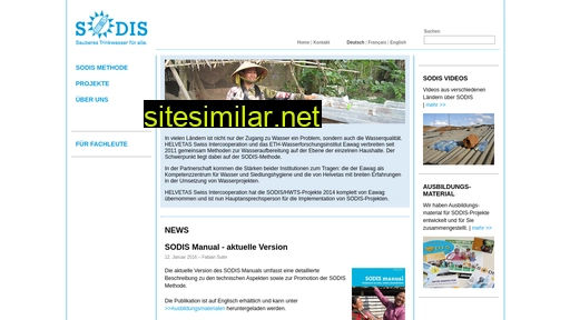 sodis.ch alternative sites