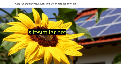 solarenergieberatung.ch alternative sites