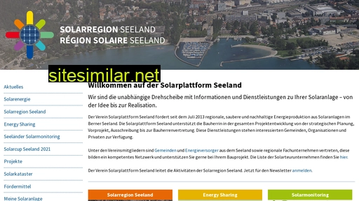 solarplattformseeland.ch alternative sites