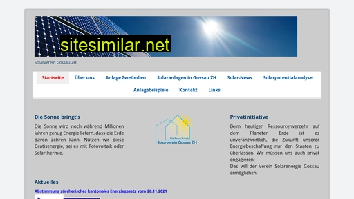 solarverein-gossau.ch alternative sites