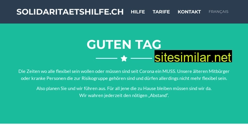solidaritaetshilfe.ch alternative sites