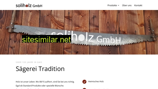 soliholz.ch alternative sites