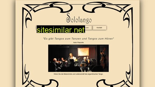 solotango.ch alternative sites