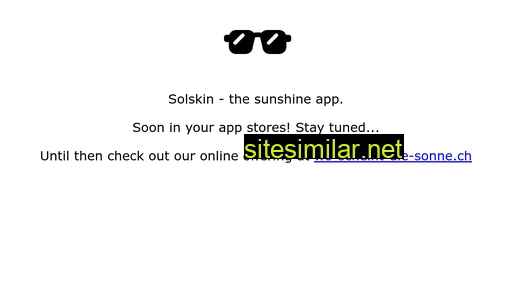 solskinapp.ch alternative sites