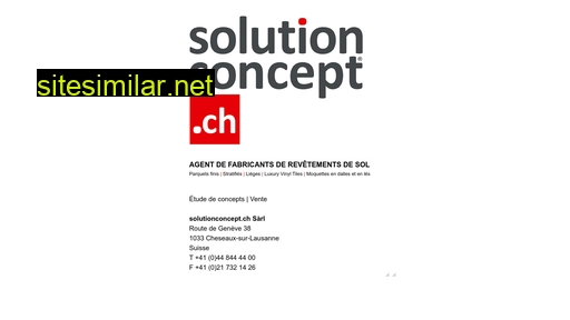 solutionconcept.ch alternative sites