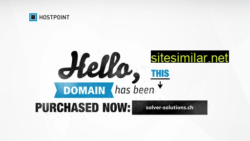 solver-solutions.ch alternative sites