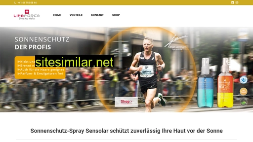 sonnenschutz-spray.ch alternative sites