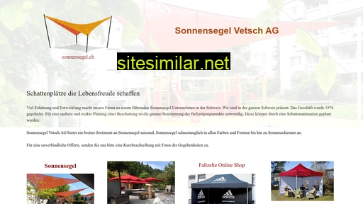 sonnensegel-einfamilienhaus.ch alternative sites