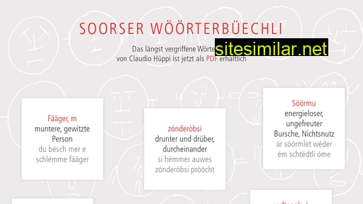 soorser-woerter.ch alternative sites