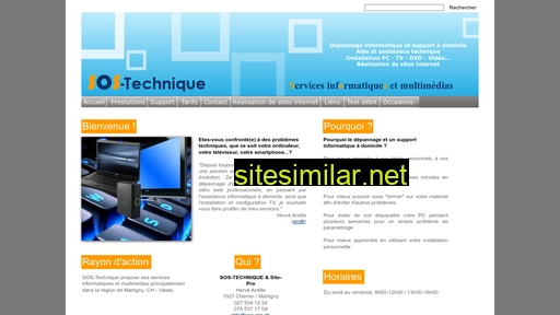 sos-technique.ch alternative sites