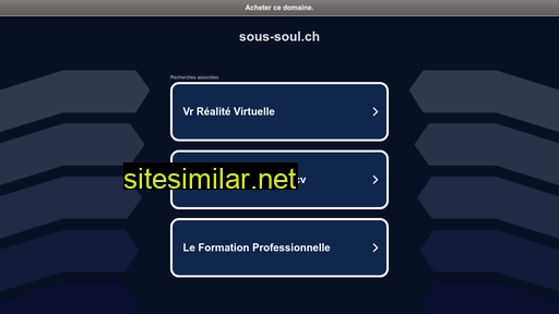sous-soul.ch alternative sites
