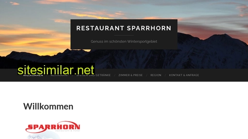 sparrhorn.ch alternative sites