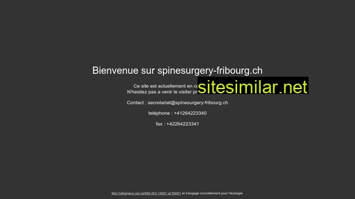 spinesurgery-fribourg.ch alternative sites