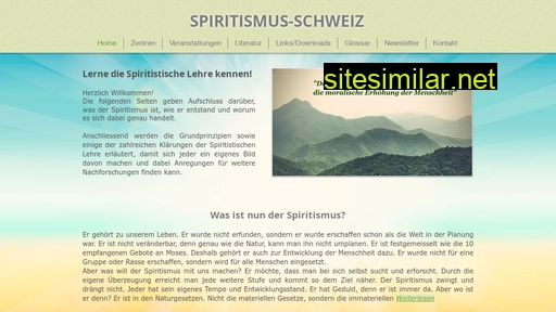 Spiritismus-schweiz similar sites