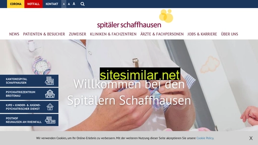 spitaelerschaffhausen.ch alternative sites