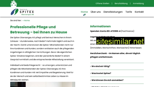 spitexoberaargau-ag.ch alternative sites