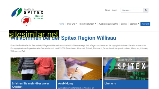 spitexregionwillisau.ch alternative sites