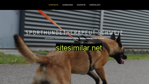 sporthundetherapeut.ch alternative sites