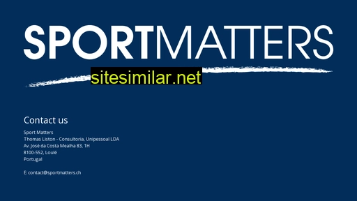 sportmatters.ch alternative sites