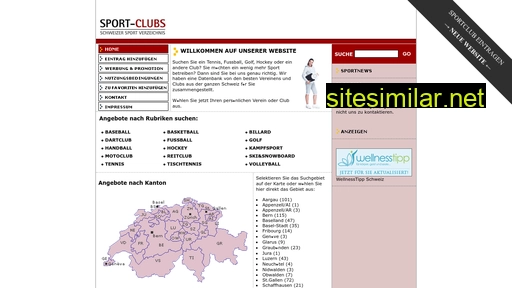 Sport-clubs similar sites