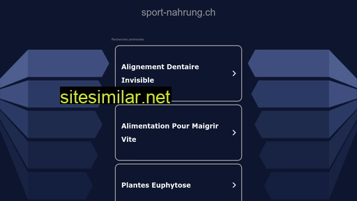 sport-nahrung.ch alternative sites