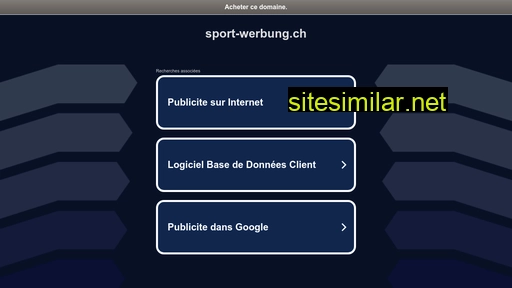 sport-werbung.ch alternative sites