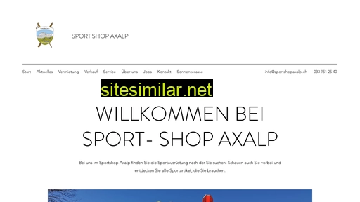 sportshopaxalp.ch alternative sites
