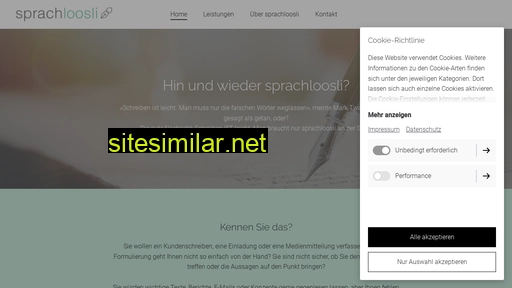sprachloosli.ch alternative sites