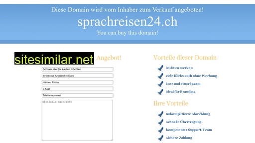 sprachreisen24.ch alternative sites